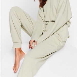 Women's Nasty Gal Be More Chill Lounge Set Size 8